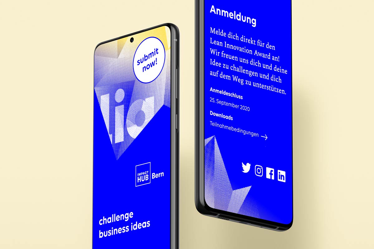 Impact Hub, LIA Lean Innovation Award, Website