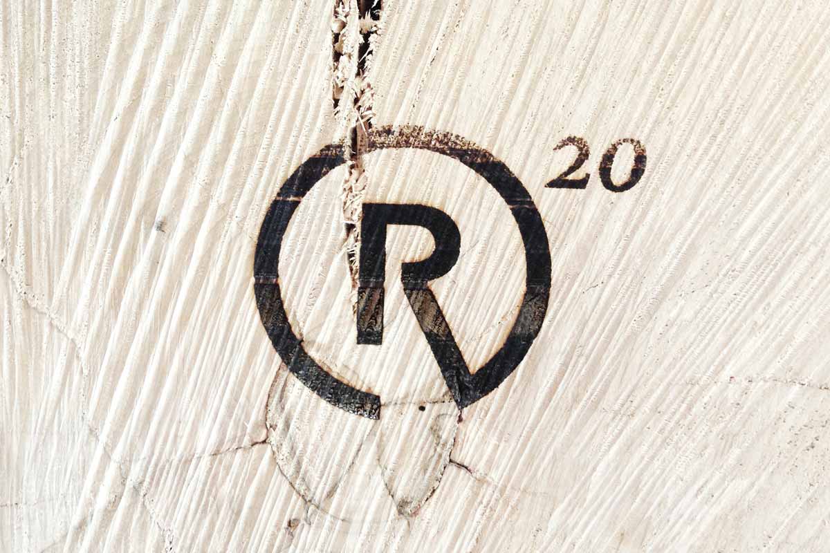 Radius20, Logo als Brandzeichen