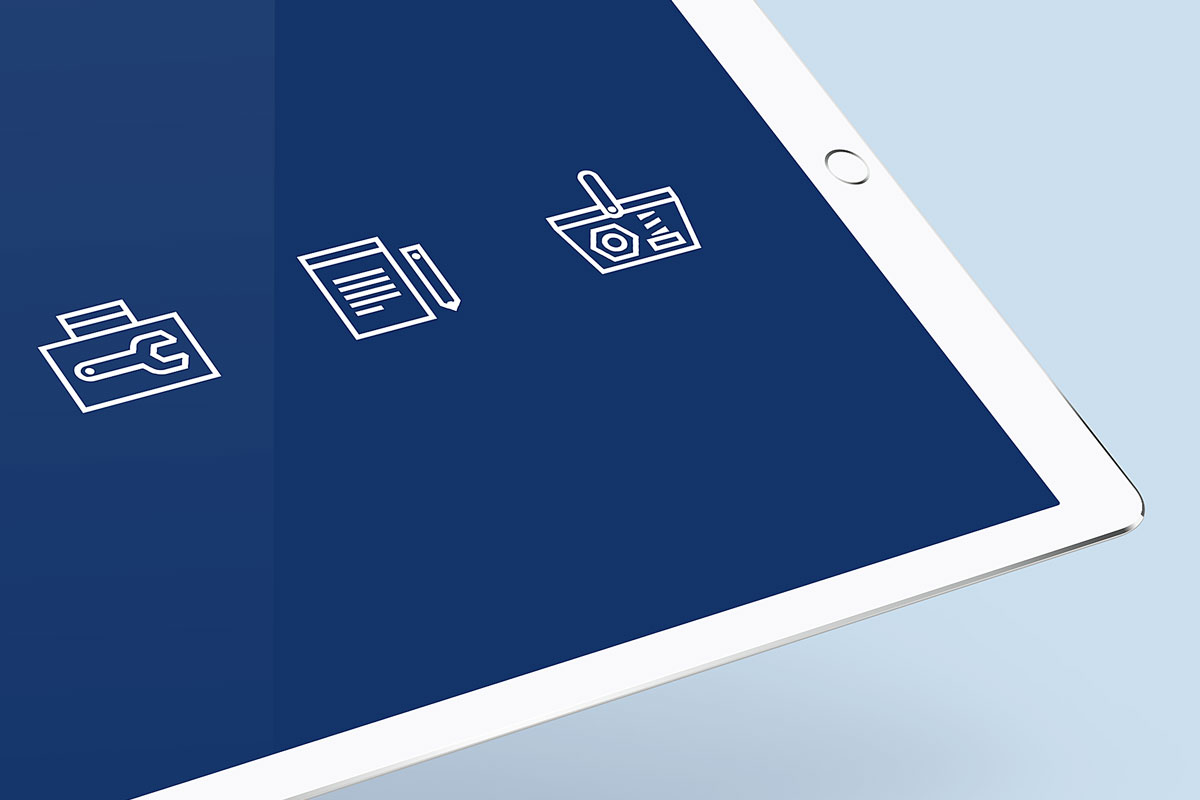 pL Lehmann AG, Interfacedesign, Icons